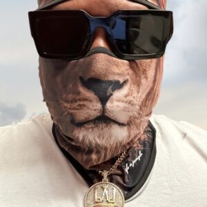 lion face ski mask