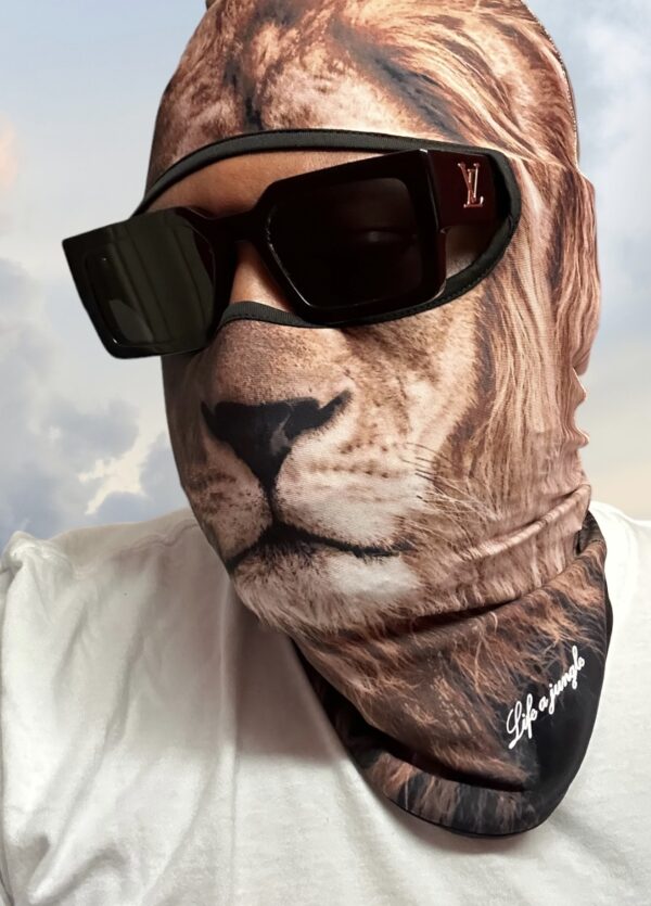 lion face ski mask