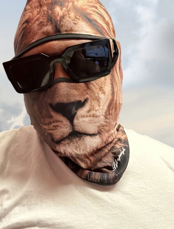 lion face ski mask